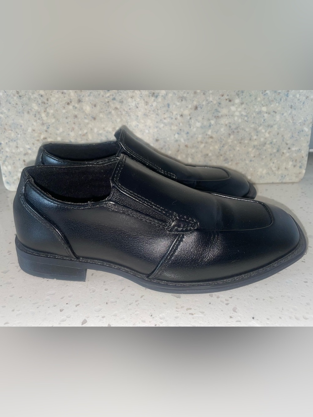 Sonoma Goods for Life Boy’s Slip On Dress Shoes (Square Toe Design/Memory Foam)